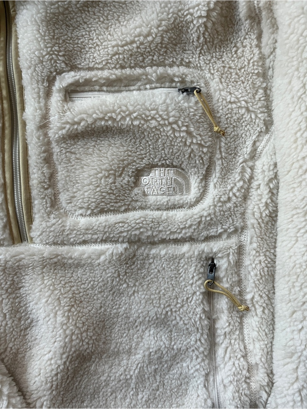The North Face Women's Extreme Pile Pullover - Gardenia White - Picture 4 of 5